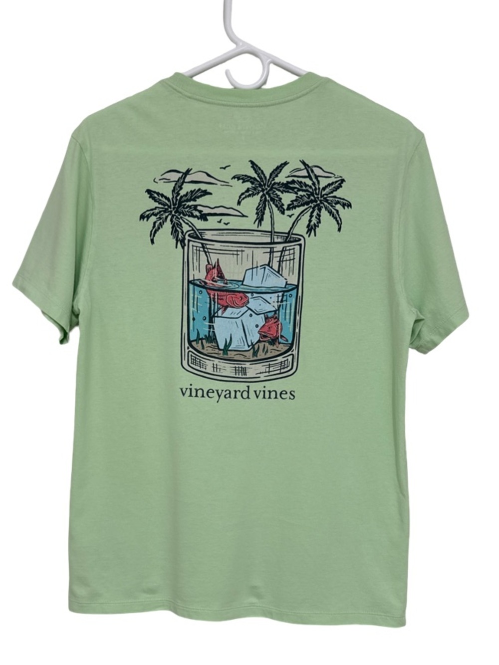 Vineyard Vines Graphic Tee Women’s Small Green - Picture 2 of 8